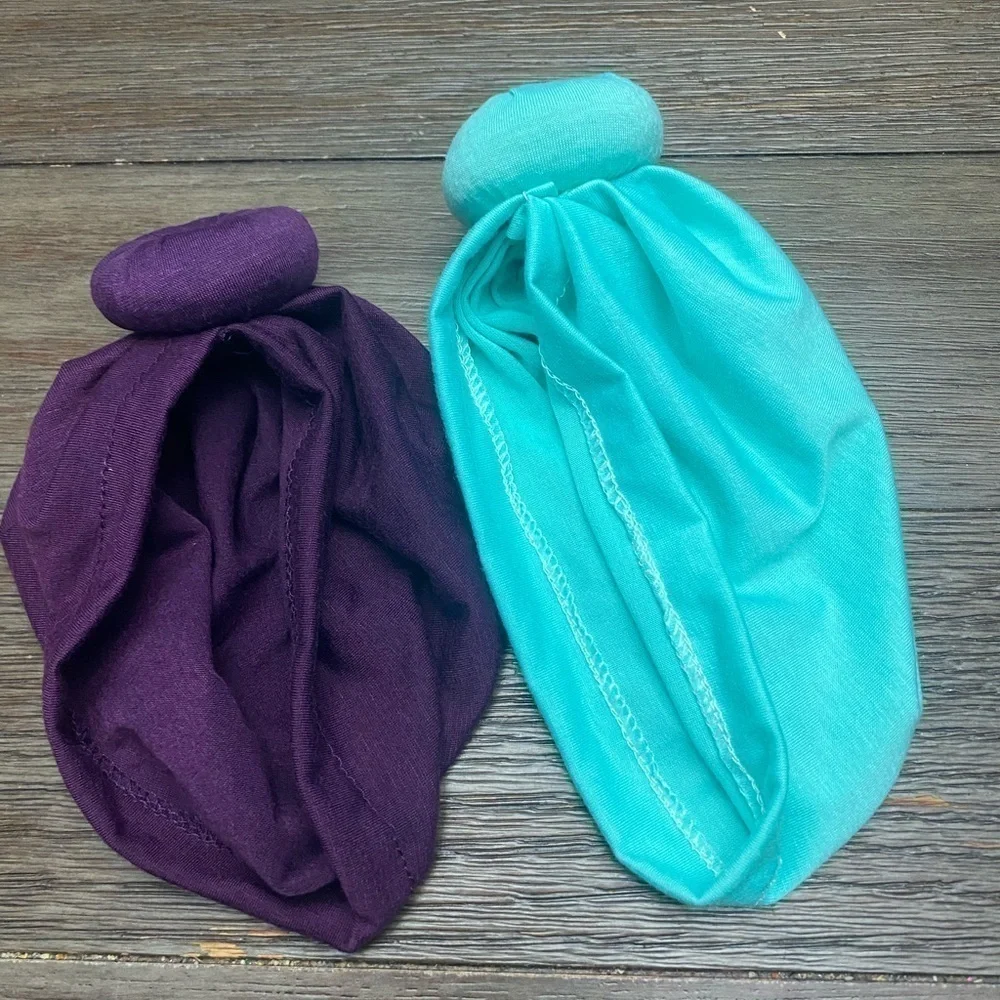 Newborn Toddler Infant Baby Turban Hat New  Lot of 2